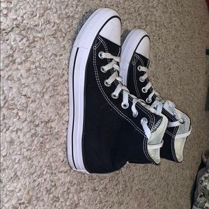 black high top converse